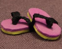 (image for) Miniature Flip Flops by Amy Robinson from All Through The House