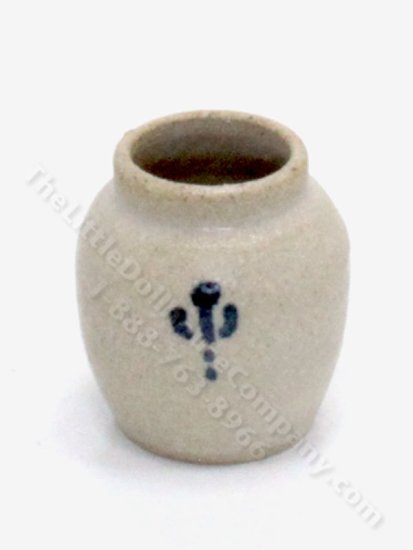 (image for) Miniature Stoneware Vase with Cactus by Jane Graber