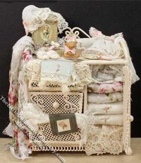 (image for) Miniature Metal Dresser by Danielle Design for Dollhouses