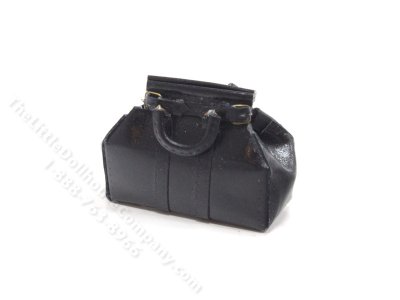(image for) Miniature Leather Doctor's Bag for Dollhouse