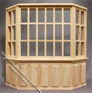 (image for) Miniature Bay Window for Dollhouses