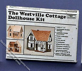 (image for) Miniature Westville Dollhouse Kit (box) for Dollhouses