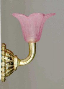 (image for) Dollhouse Scale Model Tulip Sconce