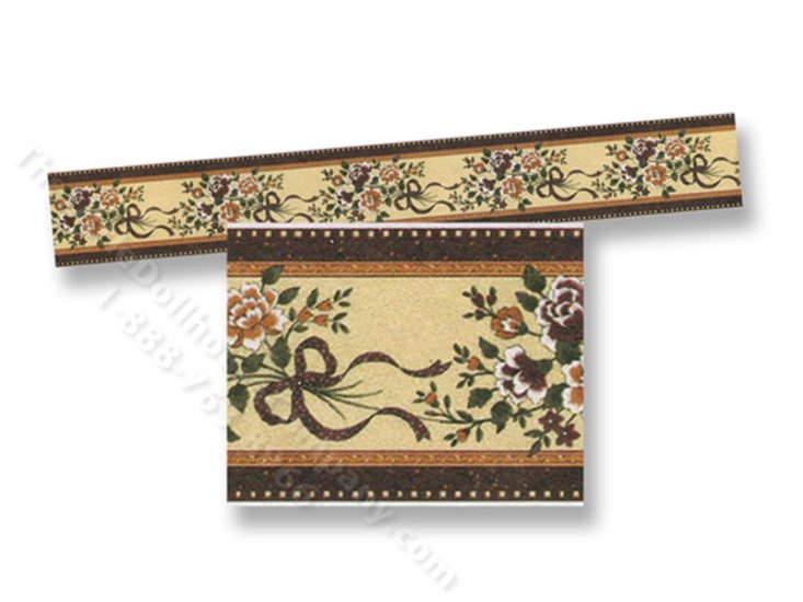 (image for) Dollhouse Scale Model Wallpaper Borders