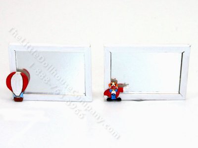(image for) Miniature Kid's Mirror for Dollhouses