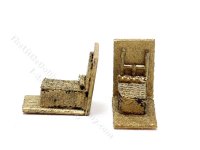 (image for) Miniature "Bed" Bookends for Dollhouses
