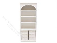 (image for) Miniature Open White Bookcase