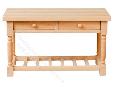 (image for) Miniature Unfinished Working Table