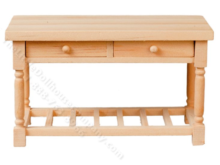 (image for) Miniature Unfinished Working Table