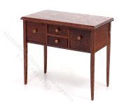 (image for) Miniature Walnut Huntboard for Dollhouses