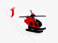 (image for) Miniature Toy Helicopter for Dollhouses