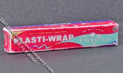 (image for) Miniature Plasti-Wrap Box for Dollhouses