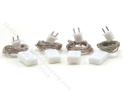 (image for) Dollhouse 1/2 Scale Model Petite Wall Plugs, 4/pack