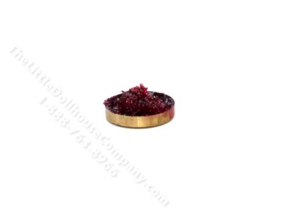 (image for) 1:24 Scale Dish of Red Grapes for Dollhouses