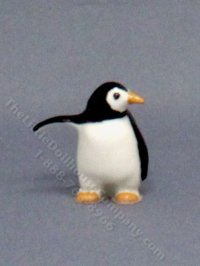 (image for) Miniature Ceramic Penguin for Dollhouses