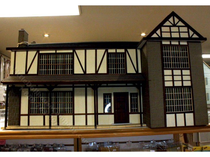 (image for) Assembled Tudor Style Mansion Dollhouse