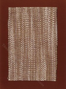 (image for) Miniature Textured Brown Rug for Dollhouses