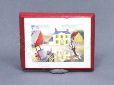 (image for) Miniature Painting of a Farm in Spring