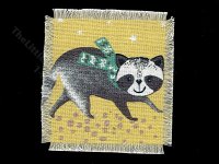 (image for) Miniature Raccoon Rug for Dollhouses