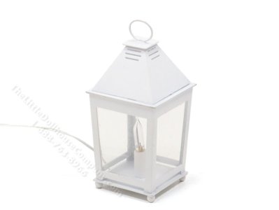 (image for) Miniature 12v Lantern Lamp for Dollhouses - White