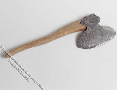 (image for) Dollhouse Scale Model Broad Axe
