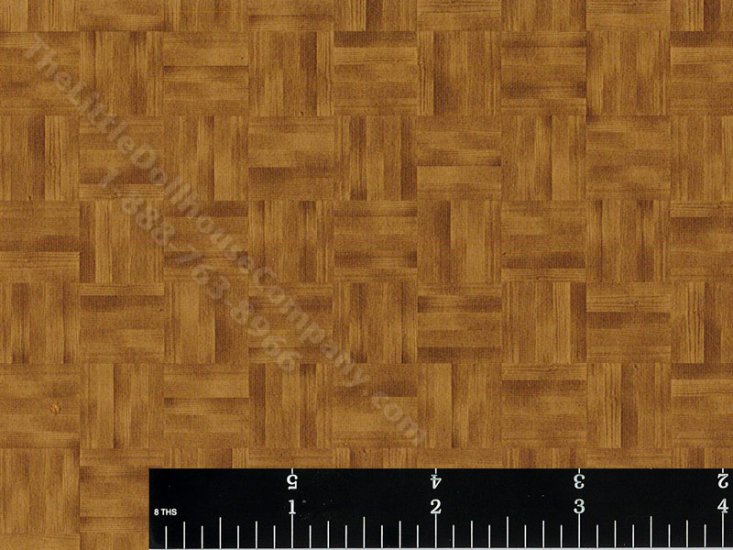 (image for) Small Parquet Floor Miniature Wallpaper for Dollhouses