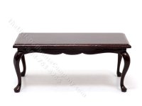 (image for) Vintage Miniature Mahogany Coffee Table for Dollhouses