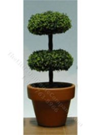 (image for) Miniature 3.5 inch Mound Topiary for Dollhouses