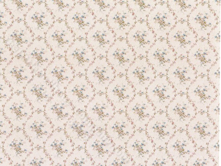 (image for) Lattice Pattern Miniature Wallpaper for Dollhouses