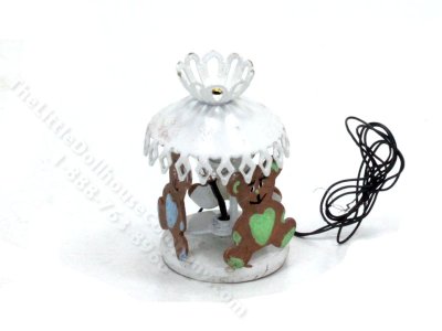 (image for) Miniature Teddy Bear Table Light for Dollhouses