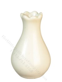 (image for) Miniature White Bud Vase for Dollhouses