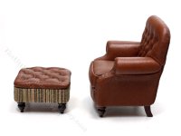 (image for) Tuffted Club Chair and Ottoman by Judith Blondell