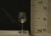 (image for) Dollhouse Scale Model Long Stem Glass