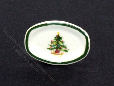 (image for) Miniature Christmas Platter for Dollhouses