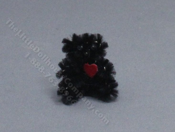 (image for) Miniature Black Bear for Dollhouses