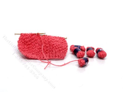 (image for) Miniature Pink Sweater Knitting Project for Dollhouses