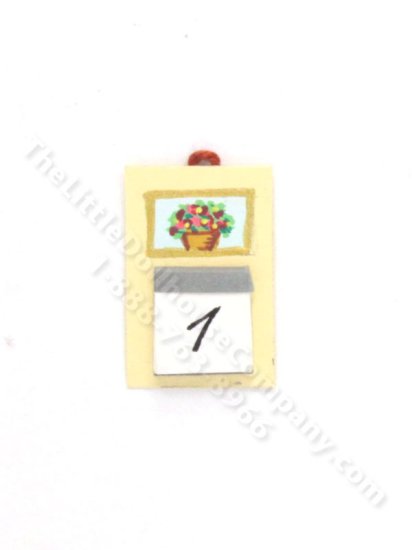 (image for) Dollhouse Miniature One-a-Day Wall Calendar