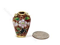 (image for) As Is Vintage Miniature Oriental Cloisonné Vase for Dollhouses