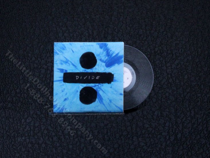 (image for) Miniature Ed Sheeran "Divide" Vinyl Record