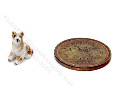 (image for) 1/144 Scale Ceramic Sheltie Figurine