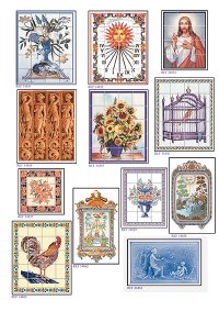 (image for) Dollhouse Scale Model Wall Tiles