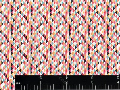(image for) Miniature Retro Triangles Wallpaper for Dollhouses