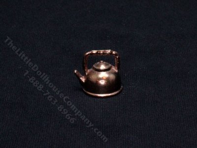 (image for) Miniature Copper Kettle for Dollhouses