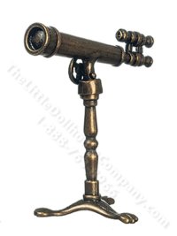 (image for) Miniature Telescope on a Stand for Dollhouses