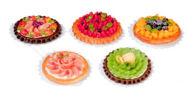 (image for) Miniature Single Fruit Tart for Dollhouses