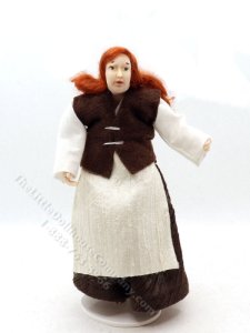 (image for) Miniature Handcrafted Vintage Tudor Peasant Woman