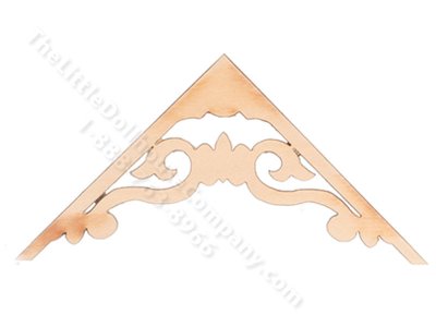 (image for) Miniature Apex Trim for Dollhouse (2 pieces)