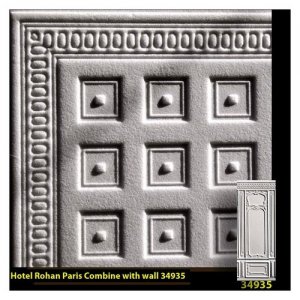 (image for) Miniature Embossed Ceiling Panel for Dollhouses
