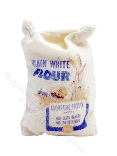 (image for) Miniature Plain White Flour for Dollhouses