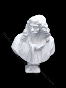 (image for) Playscale Miniature Bust of Moliere for Dollhouses